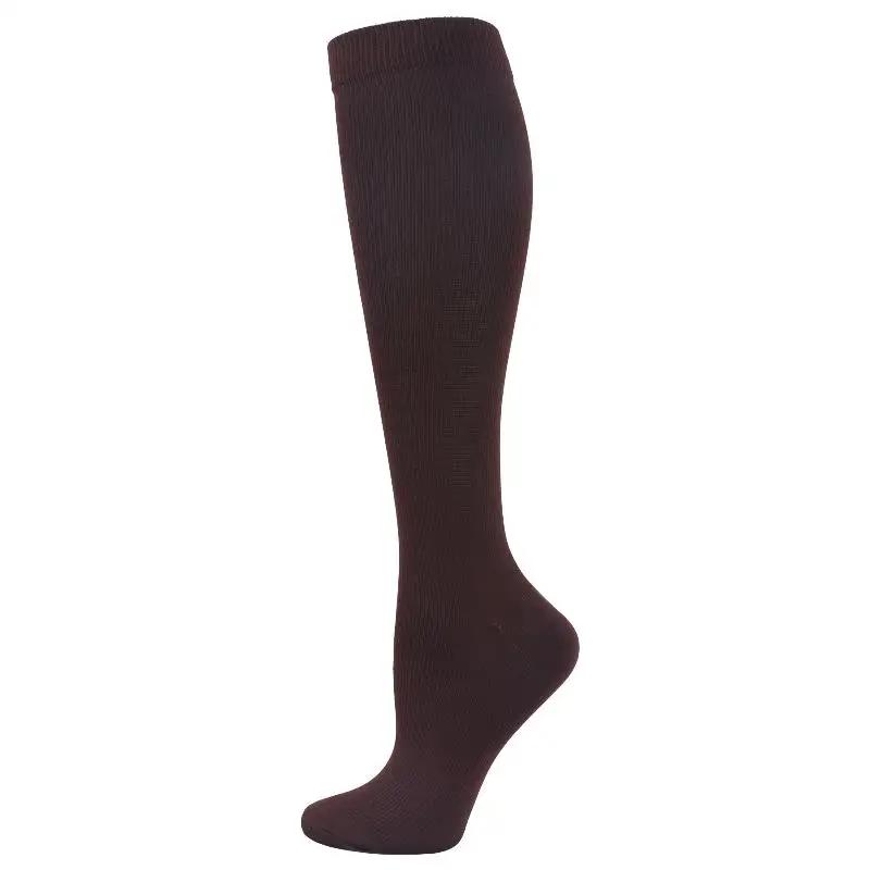 1 Paar Herren Damen Unisex Kompression Bonbonfarbe Strumpf Schmerzlinderung Durchblutung Socken Anti-Müdigkeit Bequeme Socken