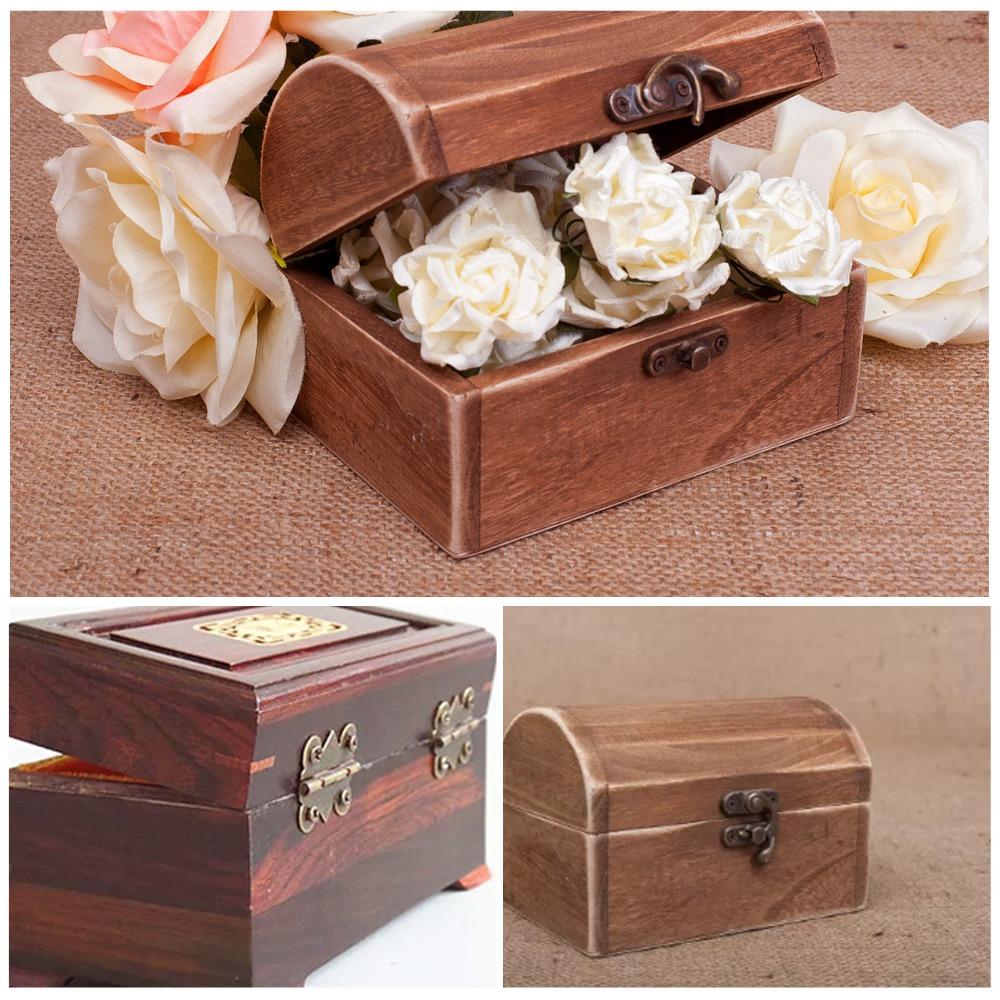 46PCS Bronze Box Hardware Small Size Box Hinges Angle Code Latch Hook Hasp  Cabinet