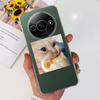 For Xiaomi Redmi A3 Case RedmiA3 A 3 4G 2024 Elegant Printing Soft Silicone Clear TPU Slim Phone Back Cover