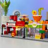 Non-Toxic Moc City Street View Mini Building Blocks Diy City Commercial Street Coffee Shop Puzzle Toys Home Ornaments Decoration