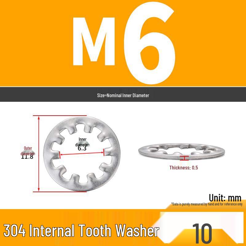 Iron Serrated Locking Washer Set with Anti-Loosening Shims