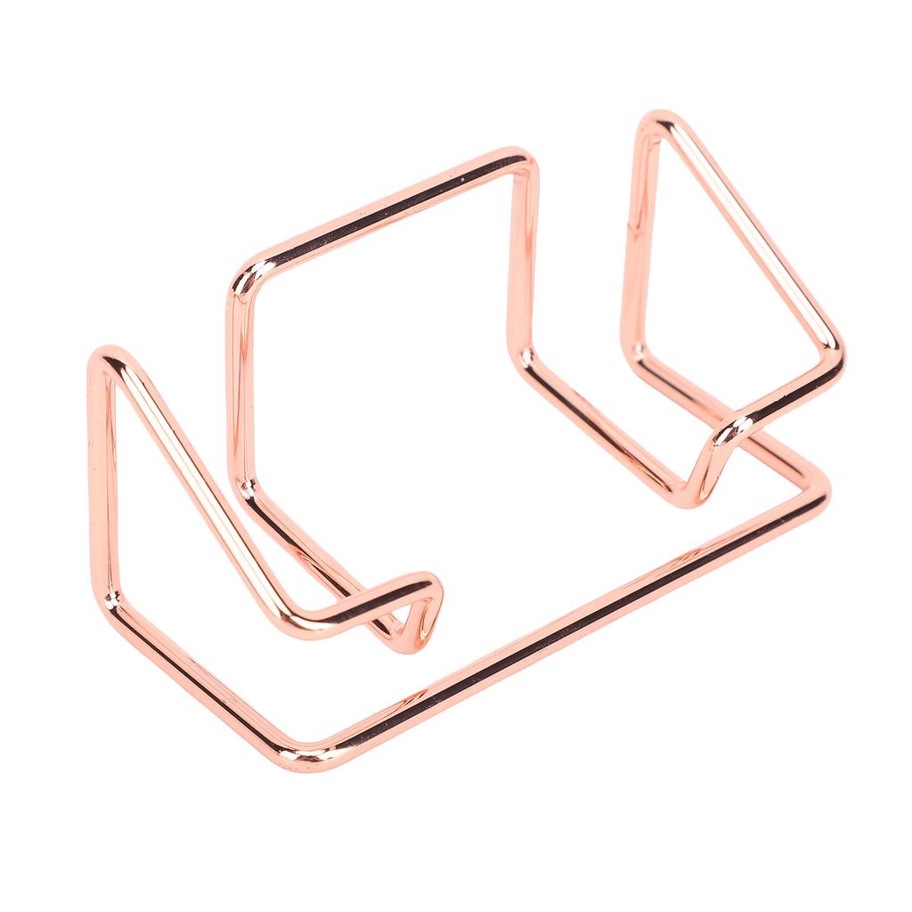 5PCS Business Card Holder Iron Slick Finish Multifunctional Business Card Holder Display for