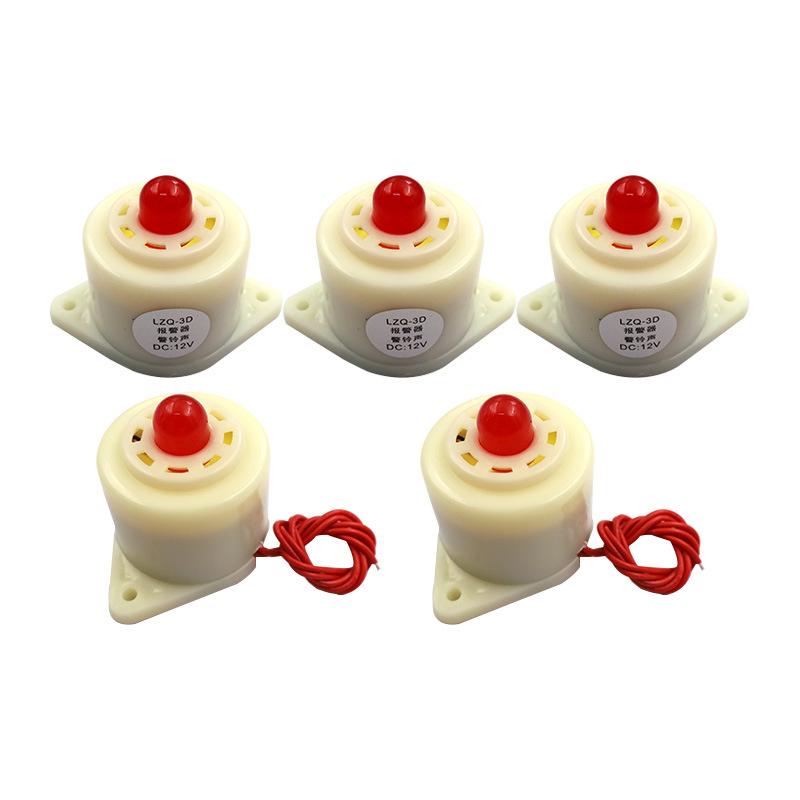 Brand New BJ-3 Sound & Light Alarm Buzzer - DC12V/DC24V/AC220V White Buzzer DC12V