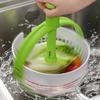 Kitchen Colander Collapsible Salad Spinner And Colander Spinning Salad Strainer for Easy