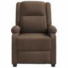 Relax Chair In Brown Fabric