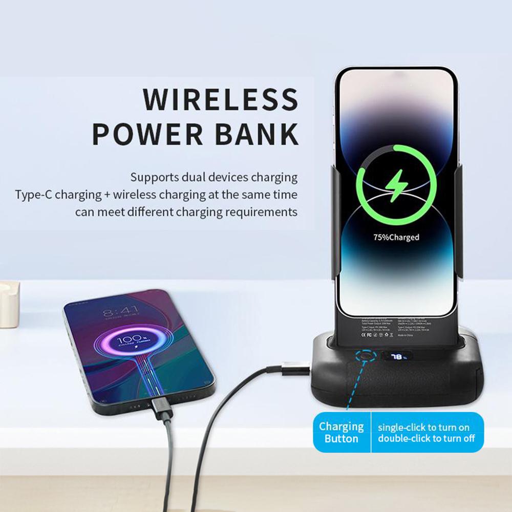 Akıllı Telefon Kamera Snap Grip 15W Kablosuz Şarj Standı Döndürülebilir Manyetik Kamera Tutacağı BT Braketi