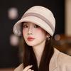 Autumn and Winter New Hat Women's Equestrian Hat Windproof Warm Hat Literary and Retro Newsboy Hat