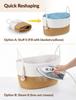 NiHome Cotton Rope Toilet Paper Storage Basket, Holds 6 Rolls