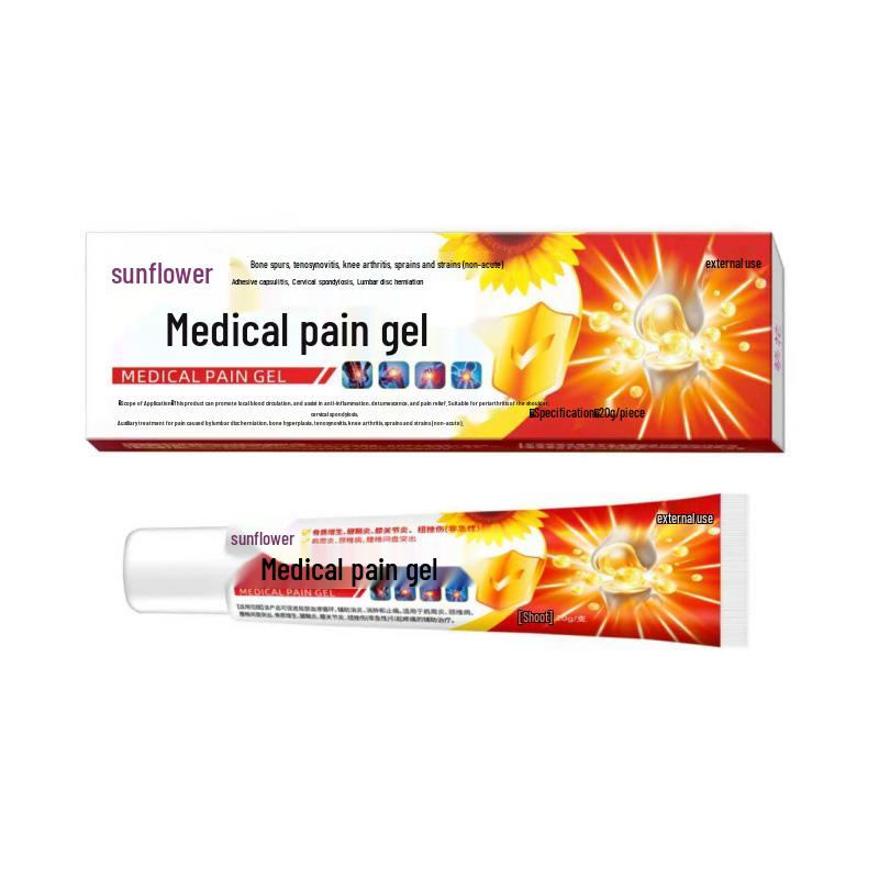 Sunflower Medical Pain Relief Gel for Joint, Muscle Soreness & Tendonitis, Anti-inflammatory Formula