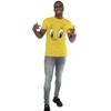 Looney Tunes Mens Tweety Pie Face T-Shirt