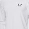 Emporio Armani EA7 Logo Print Pullover Crew Neck Long Sleeve T-Shirt Men tops White 8NPT28-PJVQZ-1100