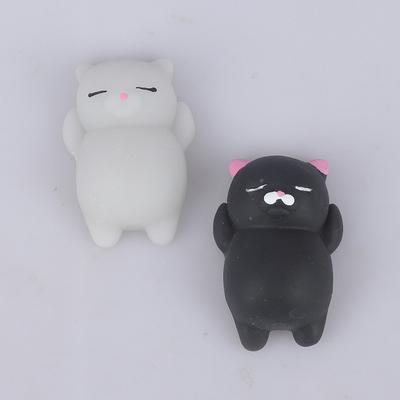 Antistresové mačkací hračky Mini měkké zvířátko kočka Kawaii gumové mačkací hračky antistresové