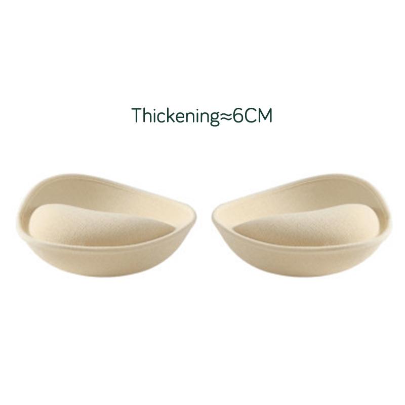 

1 пара женских внешних расширяющихся нагрудных подушечек для маленькой груди, плоской груди, чашки A, специальные утолщенные подушечки для бюстгальтера 6cm