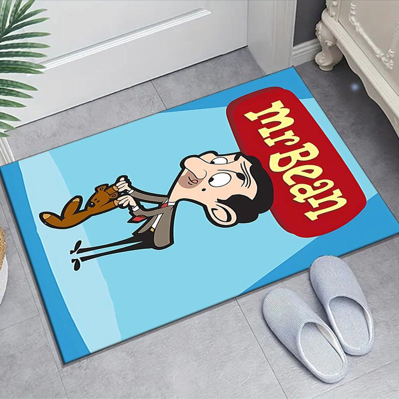 1pc Mr Bean2 Design Area Rug - Non-Slip, Soft & Cozy Floor Mat for Living Room, Bedroom, Office - Indoor/Outdoor Decorative Carpet