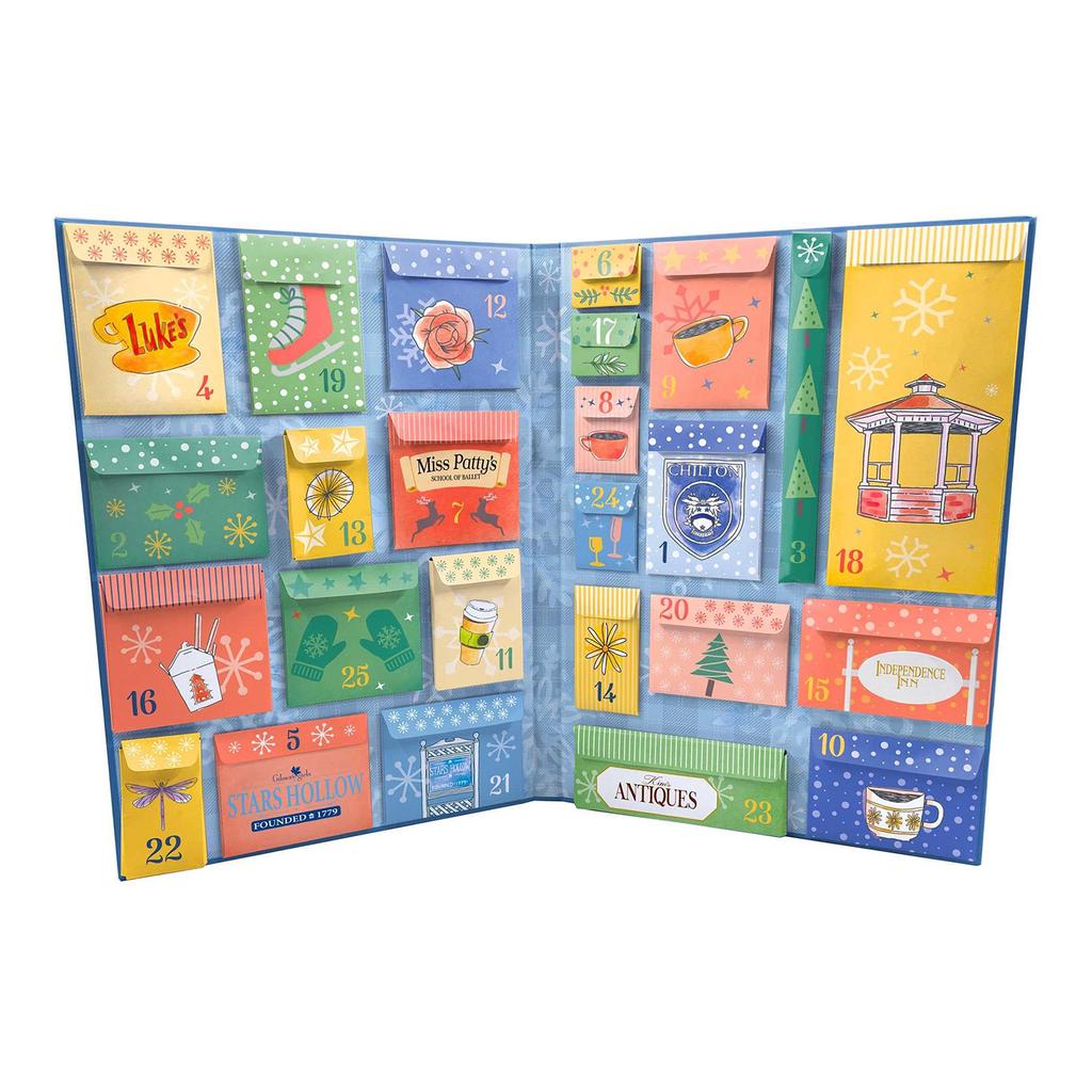 Vánoční adventní kalendář 2025 Vánoce Gilmorova děvčata Oficiální adventní kalendář Dekorace Kalendář Překvapení Vánoční dárek