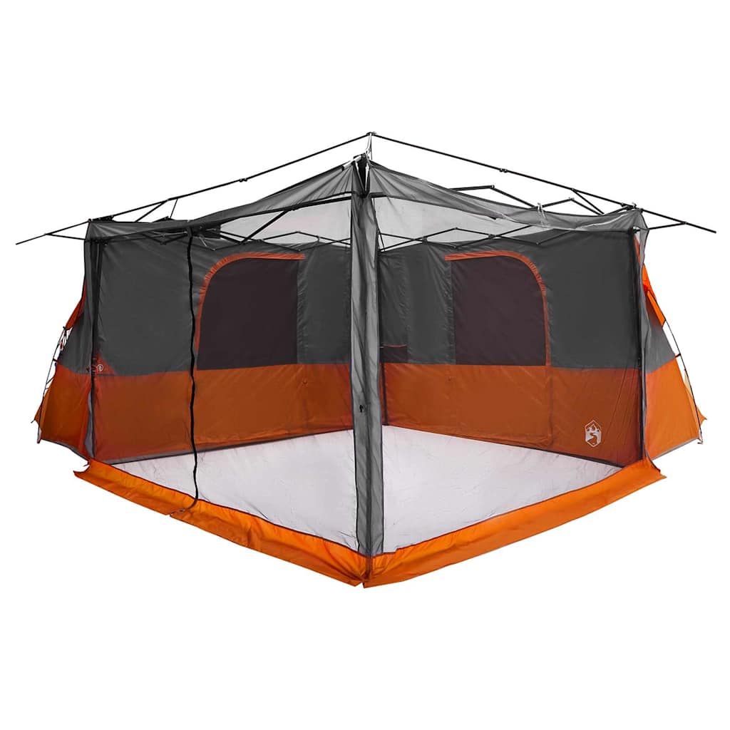 Inner Tent with Roof Grey and Orange 520 x 520 x 190 cm Taffeta