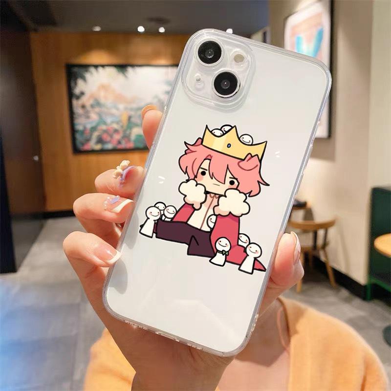 

Dream Smp Cartoon Роскошный прозрачный мягкий чехол для телефона iPhone 15 14 13 12 11 Pro Max XS X XR 7 8 Plus Противоударный чехол Fundas iPhone 12