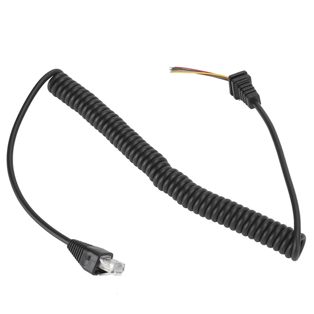 67A8J Telephone Spring Line for Yaesu FT‑450 FT‑817 FT‑817ND FT‑900 Microphone Wire