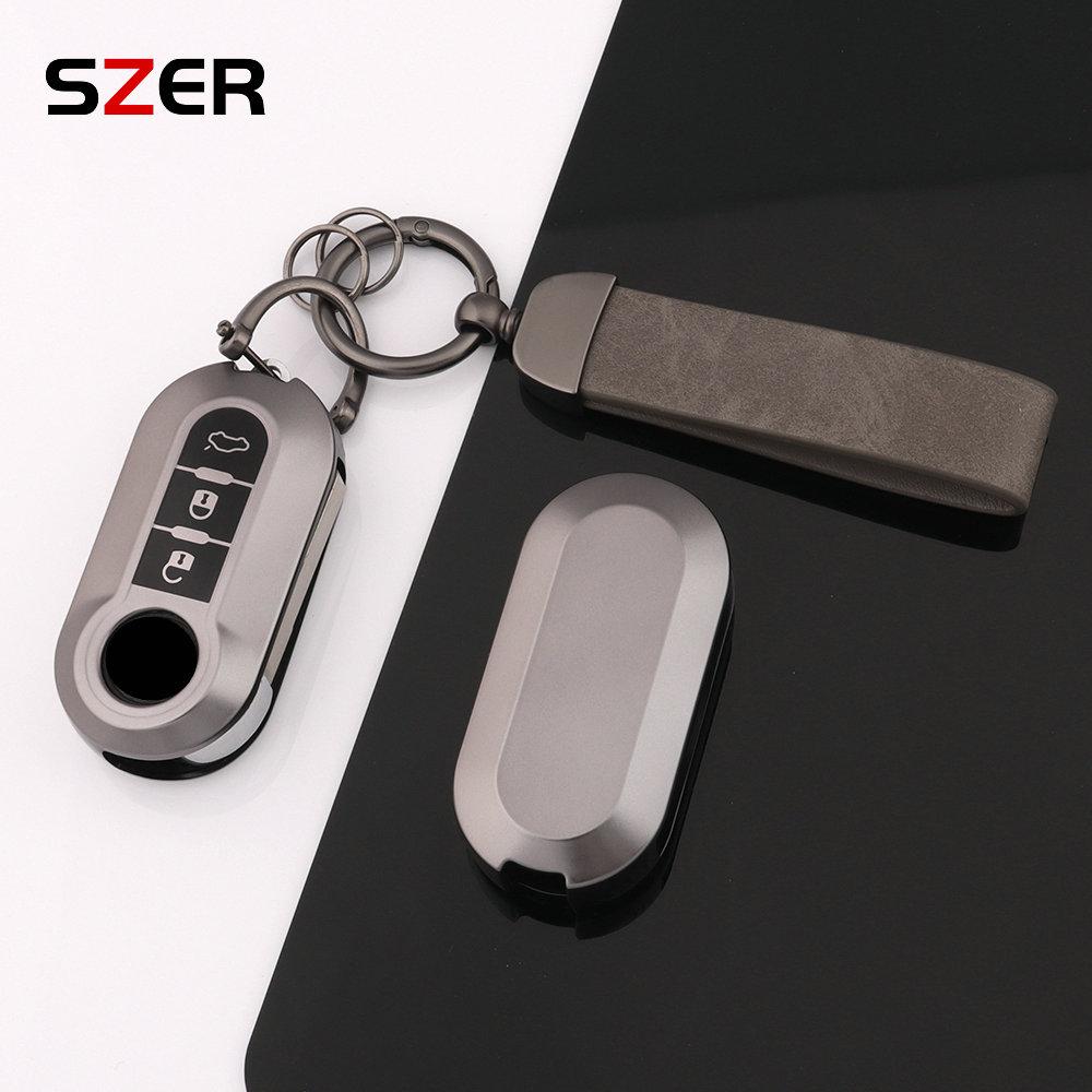 

HOT TPU Car Flip Key Case Cover Shell For FIAT 500 Ducato Punto Panda Lancia Musa For Citroen Jumper Peugeot Boxer Accessories