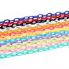 10 Stück 50cm Bunte Acryl-Kunststoff Hummerverschluss Haken Gliederkette Für DIY Schlüsselanhänger Halskette Schmuckherstellung Verbinder Zubehör
