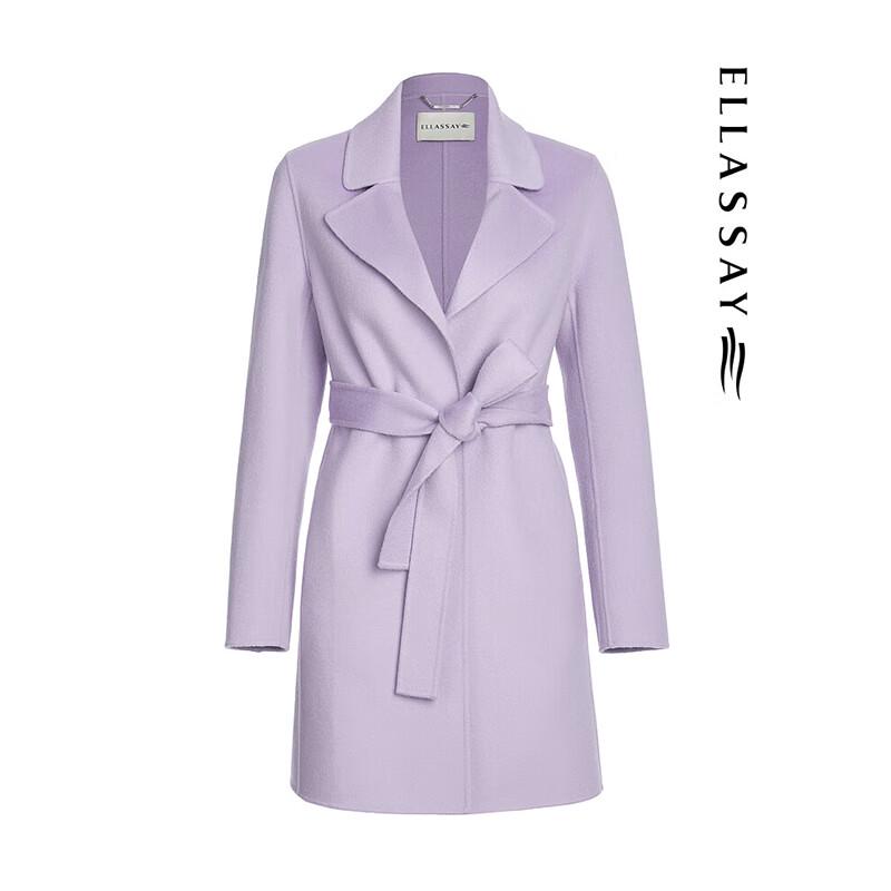 ELLASSAY Women's Wrap Double-Faced Wool Coat EWE344D00200