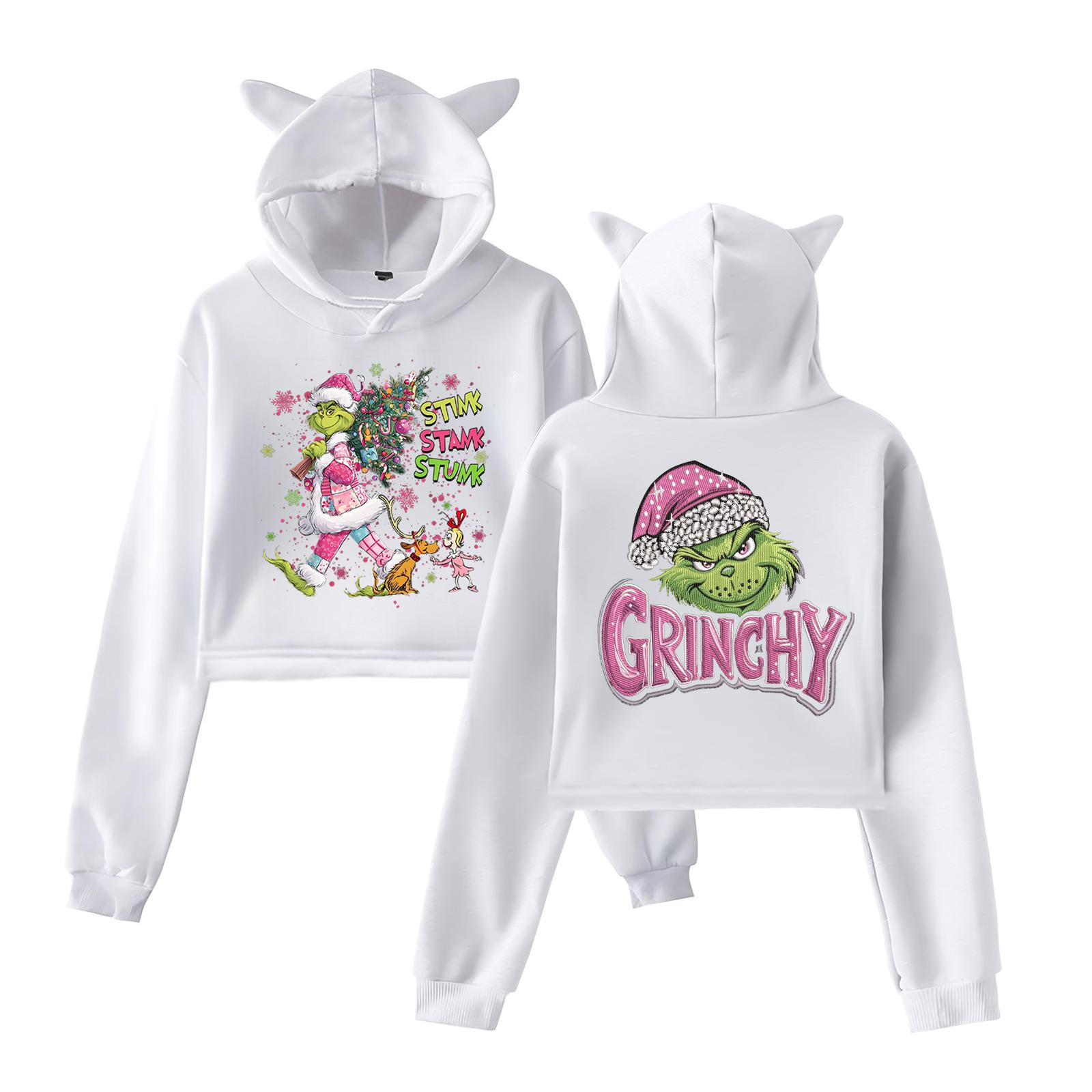 

Женская модная повседневная толстовка с длинным рукавом, капюшоном и принтом XL