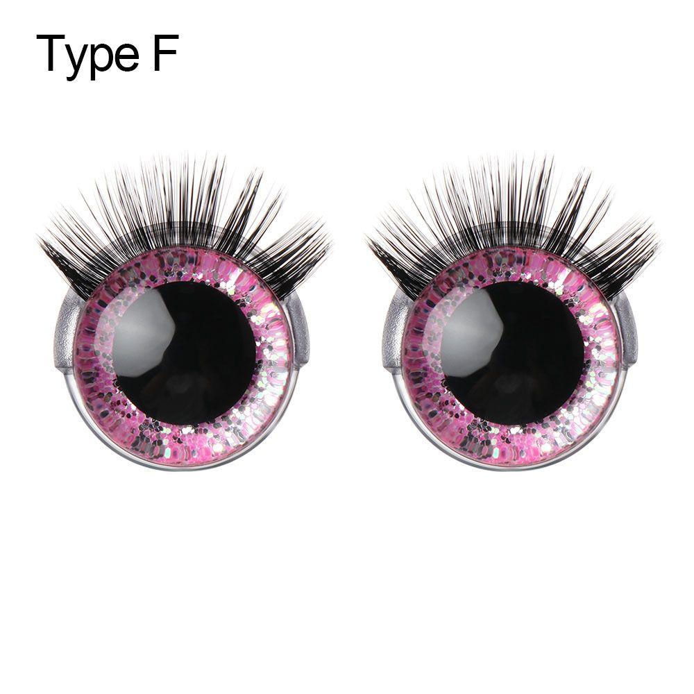 Buy 20mm DIY 3D Toys Eyes +Eyelash Flash Eyelash Eye Accessories Stereo