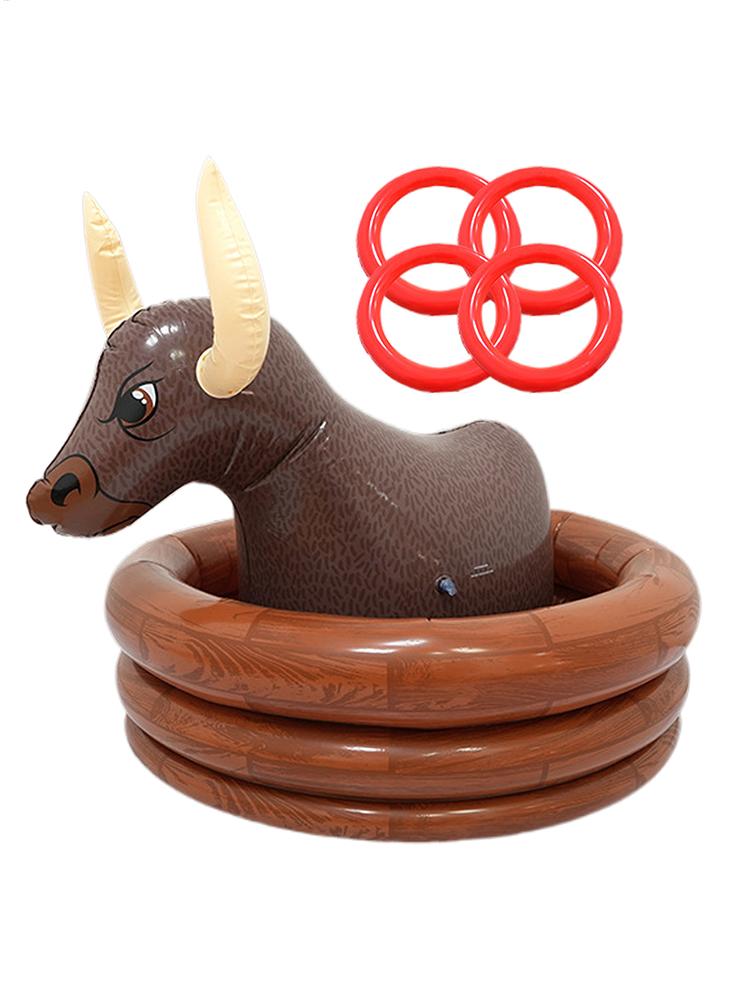 

Inflatable Beverage Cooler Ice Bucket Drink Cooler Bull-Shaped Beer Party Supplies For Oktoberfest Sport Buffet кофейный