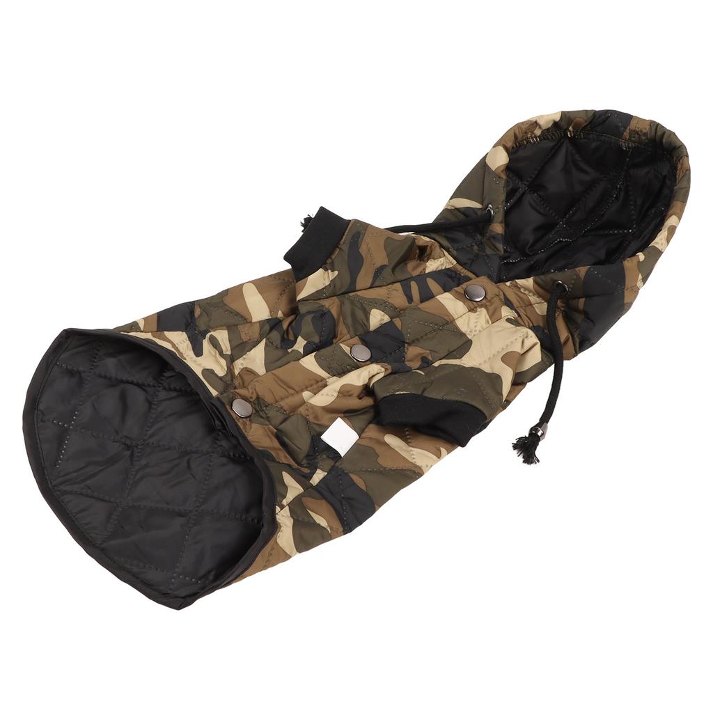 Dog Warm Coat 2 Legged Soft Skin Friendly Hooded Puppy Jacket Clothes for Autumn Winter