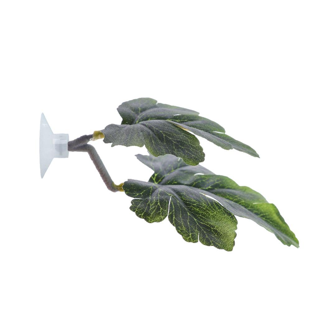 Plastic Betta Fish Rest Leaf Simulated Lotus Leaves/Artificial Leaf Suction Cup Fish Spawning Ornamental Plant