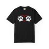 Dog Lovers Paw Print - Unisex Garment-Dyed T-shirt