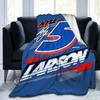 Kyle Larson 5 All Season Fleece Blanket Throw Ultra Soft Flannel Blanket Digital Printed Premium Fluffy Microfiber Fleece