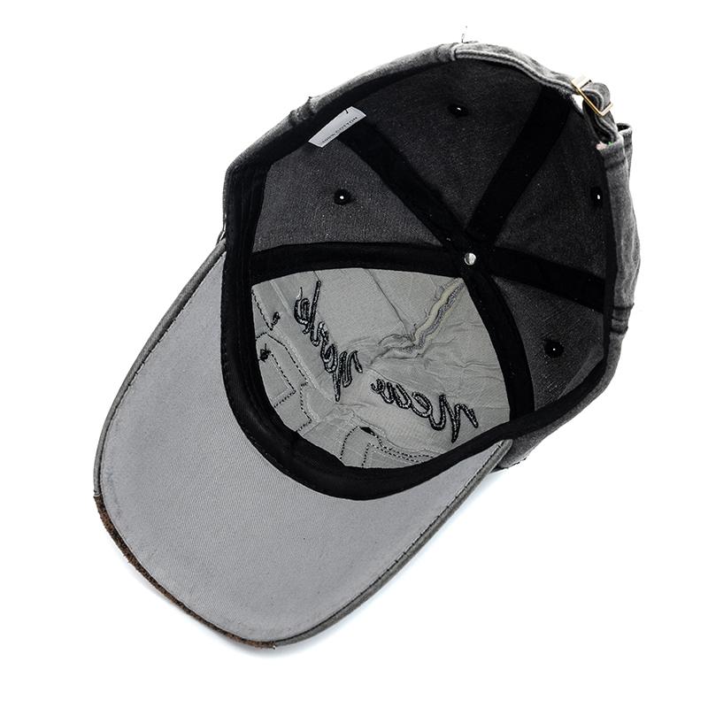 New Unisex Washed Cotton Cap Letter Embroidery Vintage Baseball Cap Men Women Adjustable Casual Outdoor Streetwear Sports Hat
