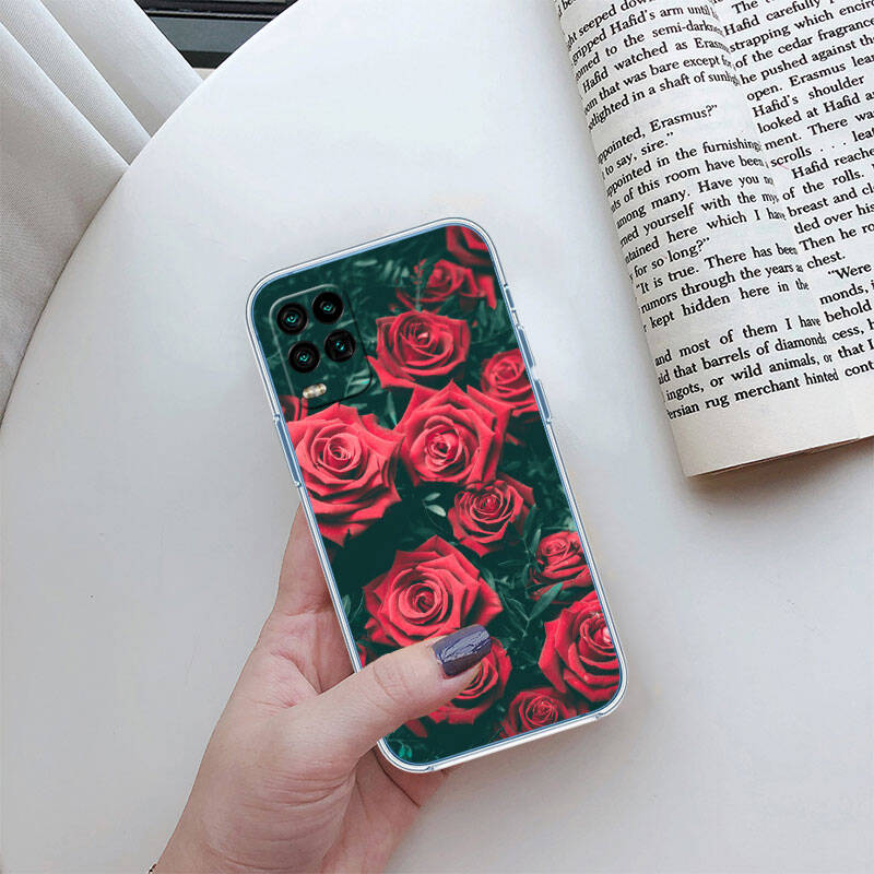 MH131 Roses Flower Case for Motorola E7 G6 G7 G8 G9 Plus Power Play G10 G20 G04 E30 E40 E22 E20 E13 E15 G22 G23 G05 G75 G35 G55