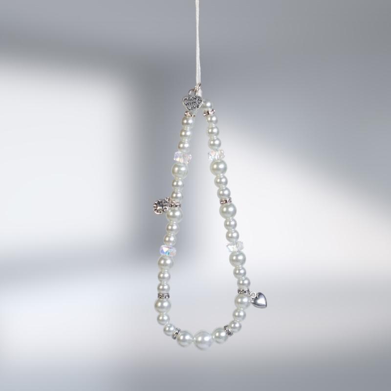 Handmade Beaded Phone Chain Pendant Telephone Lanyard Cellphone Rope Bracelet Fashion Keyring Keychain For Women Jewelry