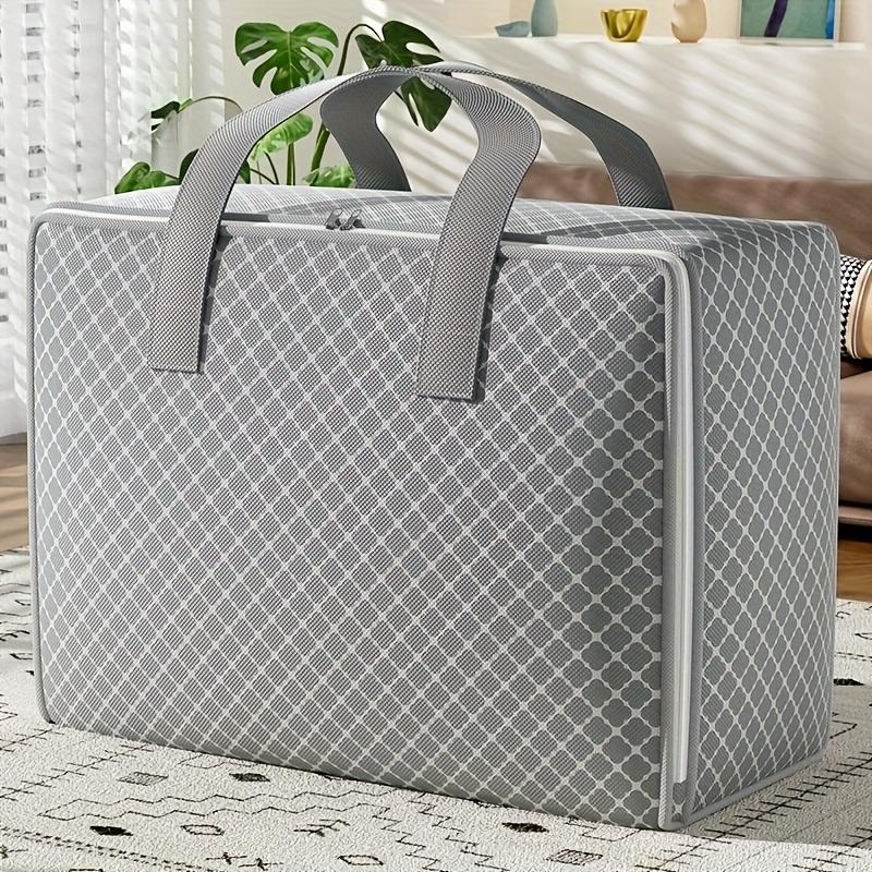 Clothing Storage Bag Large Capacity Portable Moving Bag with Secure Closure Design for Moving, Closet, Luggage and Travel Essentials Organization Bag