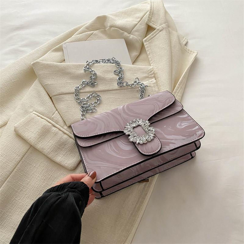 Trendy Summer Fashionable Shoulder Bag With Unique Chain Design Perfect For Daily Use