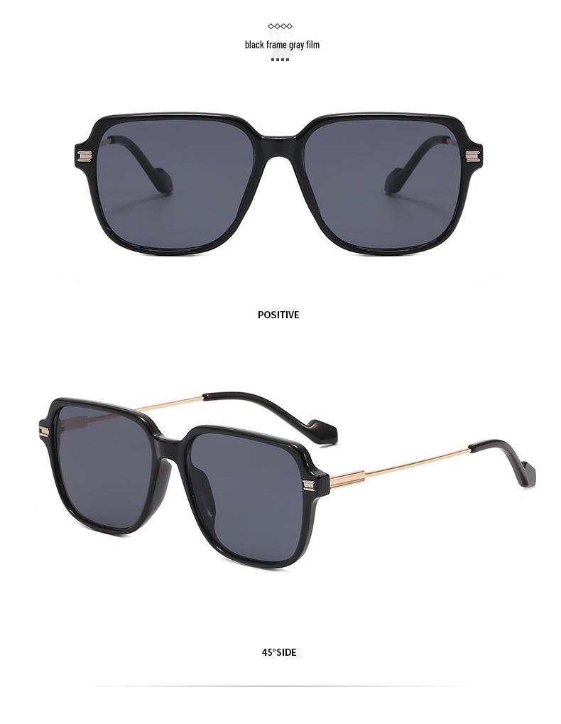 Retro UV Protection Sunglasses for Men and Women - High-End TR Square Frame