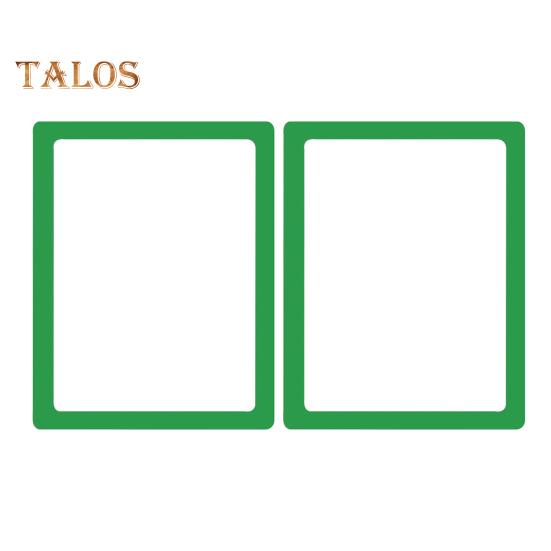 

2 шт., гибкая фоторамка для хранения, удобный прочный магнитный держатель для фотографий, декор для холодильника, товары для дома зелёный