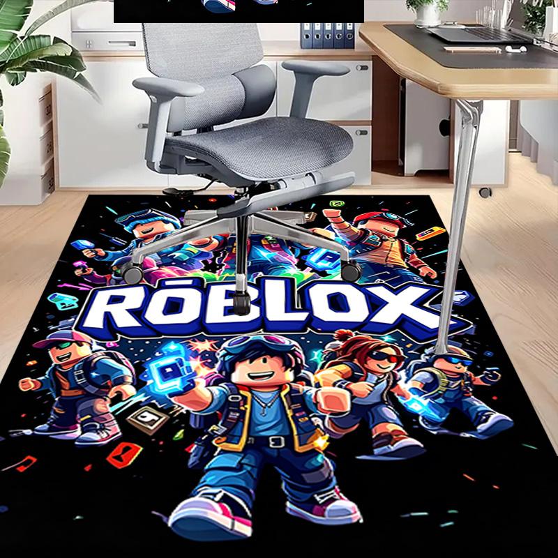 Roblox Virtual Adventures Carpet For Playroom Bedroom Living Room Sofa Home Decorkids Game Area Rug Nonslip Floor Mat
