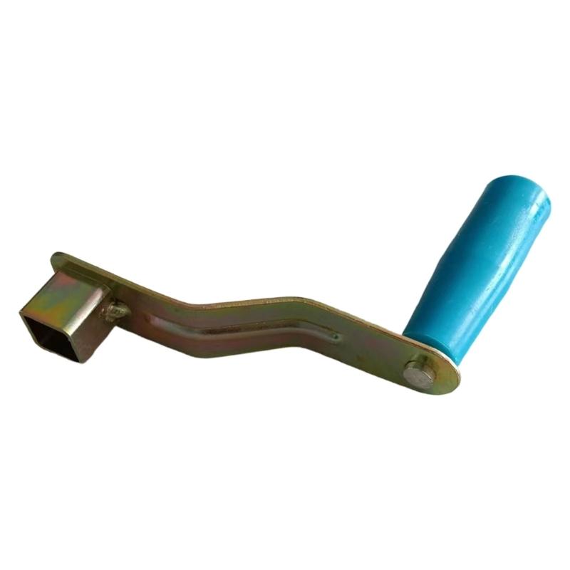 Tennis Net Tension Adjustment Handle Ergonomic Design Iron Tension Adjuster Handle for Easy Installation and Operations синий