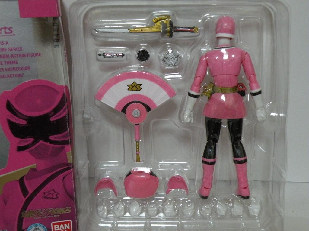 Samurai Sentai Shinkenger Shinken Pink S.H.Figuarts [Used]