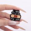 A HEAD FULL OF DREAMS Enamel Pins Custom LIGHTS GUIDE YOU Brooches Lapel Badges Clothes Funny Jewelry Gift for Friends
