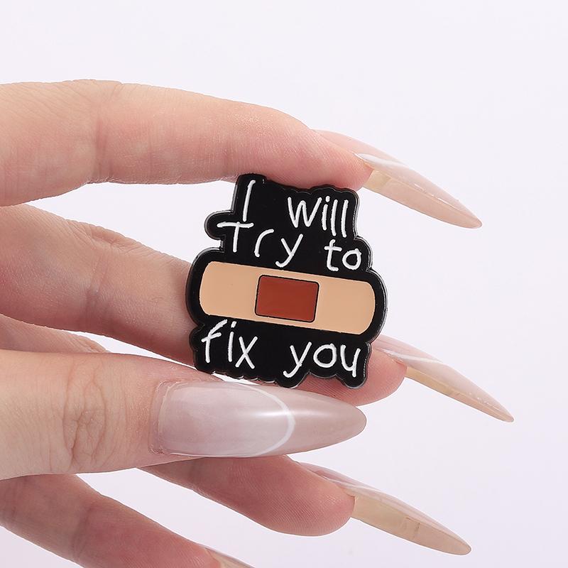 A HEAD FULL OF DREAMS Enamel Pins Custom LIGHTS GUIDE YOU Brooches Lapel Badges Clothes Funny Jewelry Gift for Friends