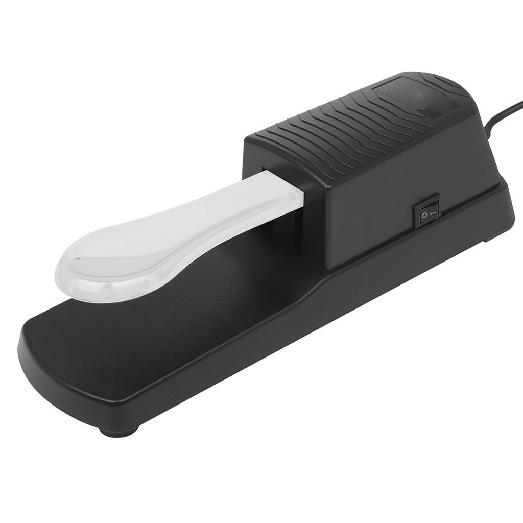 Sustain Pedal Anti Slip Tension Adjustable Metal Sustain Foot Pedal for Digital Piano Electronic Keyboards