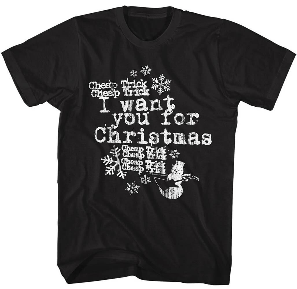Cheap Trick I Want You For Christmas Men T Shirt Rock Concert Music Merch S