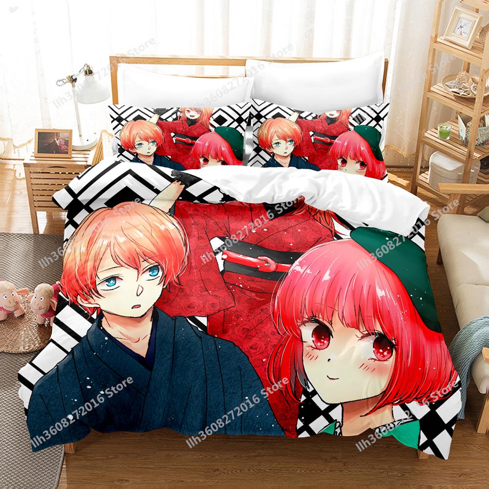 3D Print Anime Oshi No Ko Bedding Collection Single Twin Full Queen King Size Bed Collection Adult Kid Bedroom Duvetcover Collections Home Textile