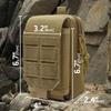 Tactical Molle Phone Pouch EDC Utility Waist Bag Smartphone Holster Holder Molle Attachment Belt Pouch Outdoor Tools Gadget Bag