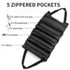 Borsa Porta Attrezzi Multifunzione Alta Qualità Professionale Multi Tasca Pochette Arrotolabile Portatile Organizzatore per Piccoli Utensili