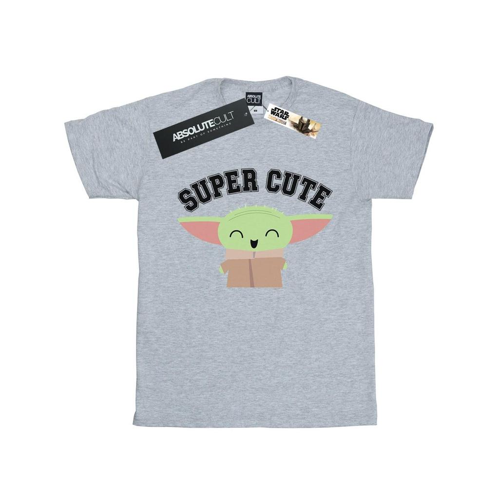 Star Wars Mens The Mandalorian Super Cute T-Shirt